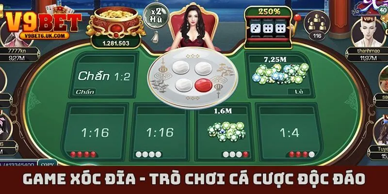 Game xóc đĩa - Trò Chơi Cá Cược Online Độc Đáo 2025