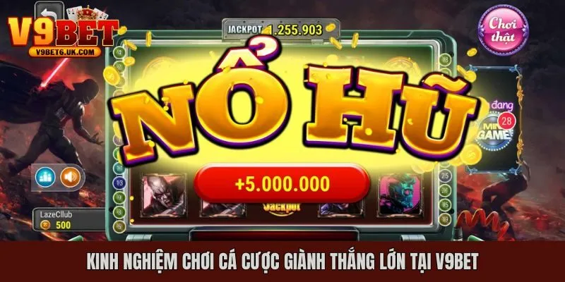 Kinh nghiệm chơi cá cược giành thắng lớn tại V9bet