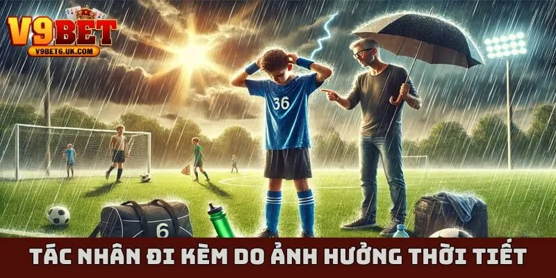 Tác nhân đi kèm do ảnh hưởng thời tiết đến kèo bóng đá Tác nhân đi kèm do ảnh hưởng thời tiết đến kèo bóng đá 