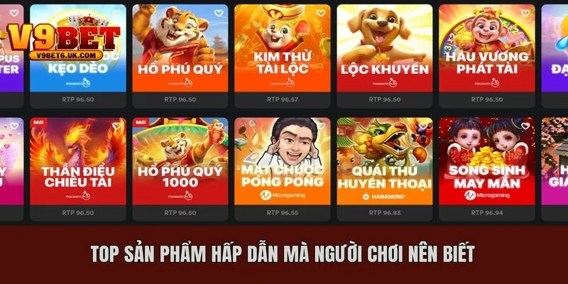Top sản phẩm hấp dẫn mà người chơi nên biết